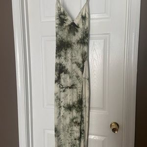 fashion nova tiedye maxi dress